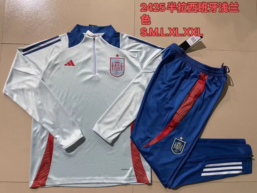 AAA Quality Spain 24/25 Tracksuit - Light Blue